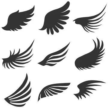 Angel wings Stock Illustration