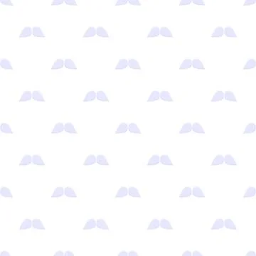 Angel wings seamless pattern flying creating heavenly background Illustrazione stock