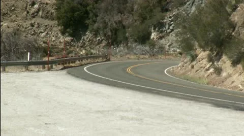 Angeles Crest Highway Fun Vídeo Stock 12726367