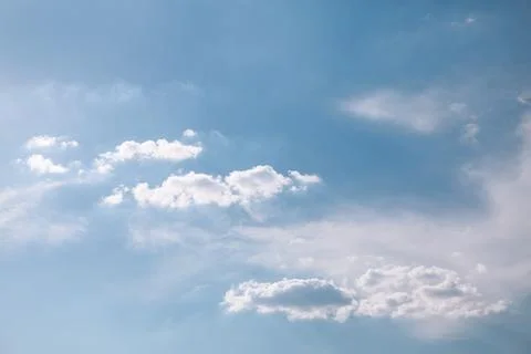 Angelic clouds Stock Photos