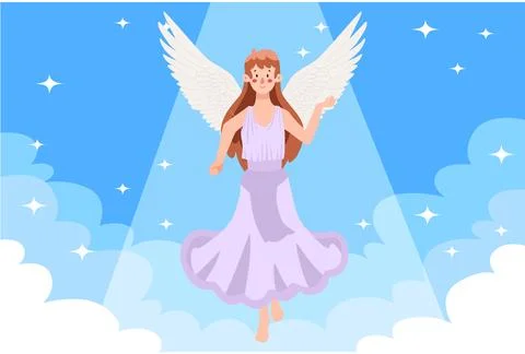 Angelic Concept Illustration Stock Illustration