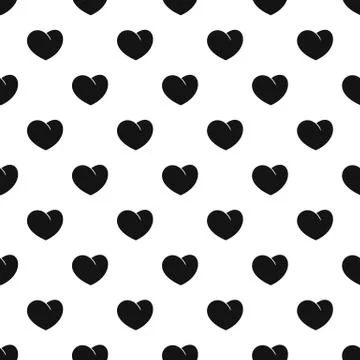 Angelic heart pattern seamless vector イラスト素材