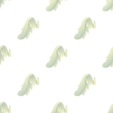 Angelic wing pattern seamless vector 스톡 일러스트