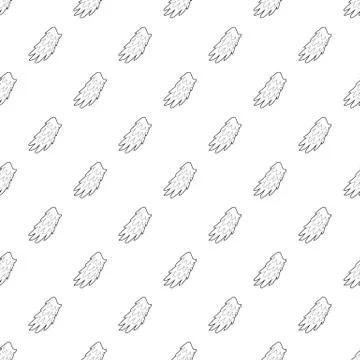 Angelic wing pattern vector seamless イラスト素材