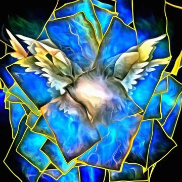 Angelic Wings Stock Illustration