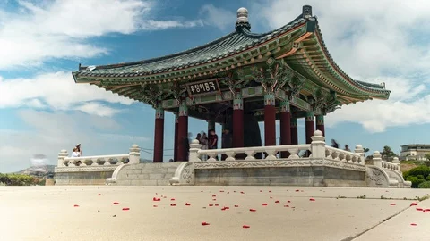 Angels Gate Time-lapse, Long Beach, Los Angeles, California 4k 스톡 동영상 129290708