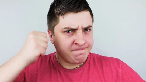 The anger and screaming man Stock Footage 88149632