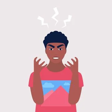 Anger, explosion Stock Illustration