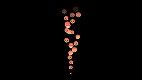 Anger Facebook Emoji Stock Footage 75768788