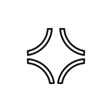 Anger logo sign vector outline Stock Illustration