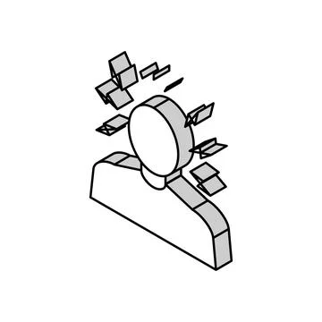 Anger psychological problems isometric icon vector illustration Stock-Illustration