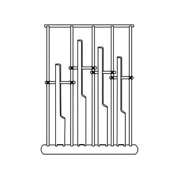 Angklung icon, 스톡 일러스트