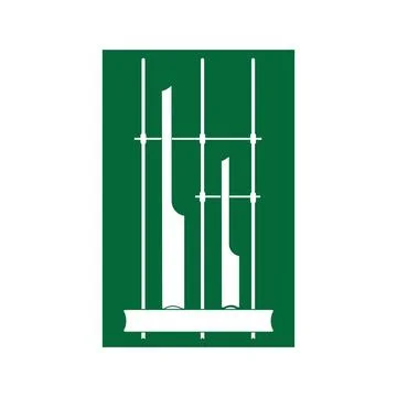 Angklung icon, Stock-Illustration