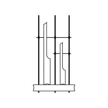 Angklung icon, Stock-Illustration
