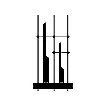 Angklung icon, Stock-Illustration