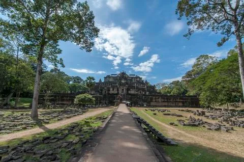 Angkor Baphuon Entry Stock Photos