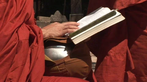 Angkor Buddhist monks Stock Footage 527666
