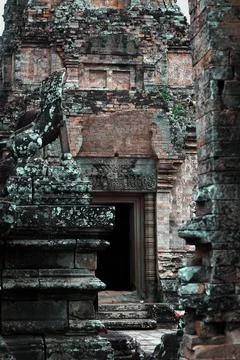 Angkor ruins Stock Photos