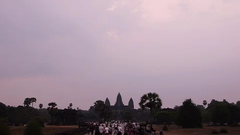 Angkor temple complex Stock Footage 94743876