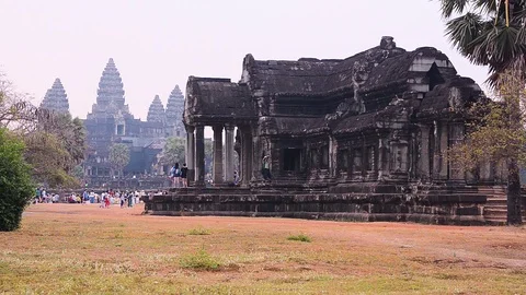 Angkor temple complex Stock Footage 94743892