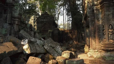 Angkor Temples Stock Footage 220715433