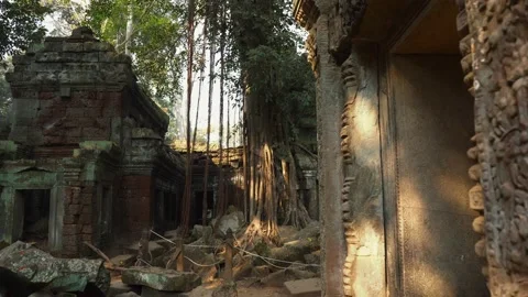 Angkor Temples Stock Footage 220715468