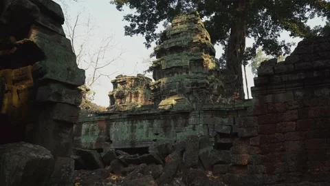 Angkor Temples Stock Footage 220715578
