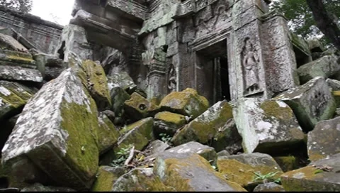 Angkor Thom 3 Video stock 7746770