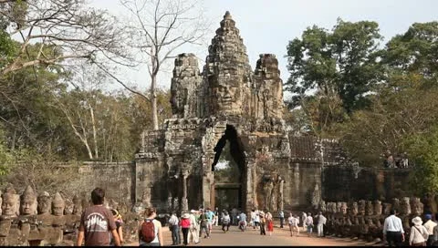 Angkor Thom Video stock 10750431