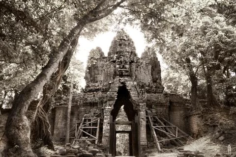 Angkor thom Stock Photos