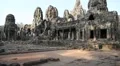 Angkor Thom temple complex in Cambodia HD Footage