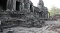Angkor Thom temple complex in Siem Reap, Cambodia HD Footage