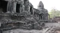 Angkor Thom temple complex in Siem Reap, Cambodia HD Footage