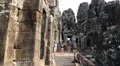 Angkor Thom temple complex in Siem Reap, Cambodia HD Footage