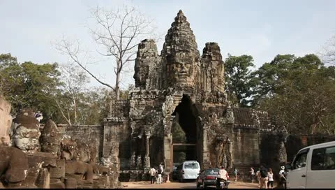 Angkor Thom_LDA N 00823 Stock Footage 10750559
