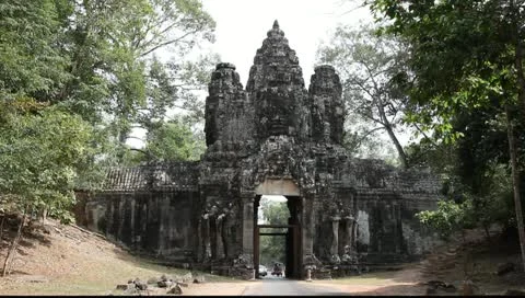 Angkor Thom_LDA N 00873 Video stock 10755790