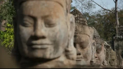 Angkor Thom_LDA P 00841 Video stock 10751317