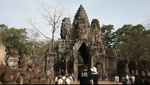 Angkor Thom_LDA P 00842 Video stock 10751389
