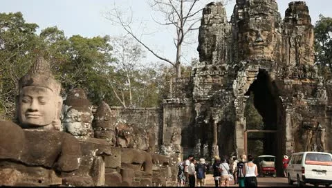 Angkor Thom_LDA P 00843 Stock Footage 10751458