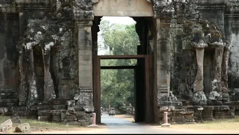 Angkor Thom_LDA P 00911 Stock Footage 10757410