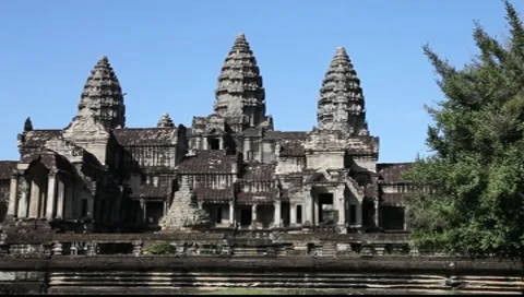 Angkor Wat 1 Video stock 7746788