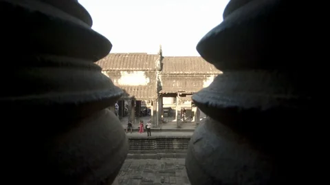 Angkor Wat ancient temple complex UNESCO World Heritage Site, Cambodia (R) Stock Footage 101650090