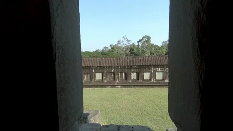Angkor Wat ancient temple complex UNESCO World Heritage Site, Cambodia (V) Stock Footage 101663047