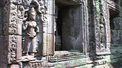 Angkor Wat, Cambodia Stock Footage