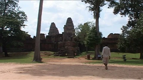 Angkor Wat, Cambodia Stock Footage