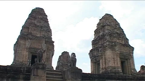 Angkor Wat, Cambodia Stock Footage