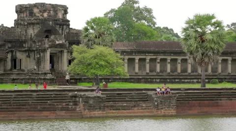 Angkor Wat, Cambodia Video stock 12172007