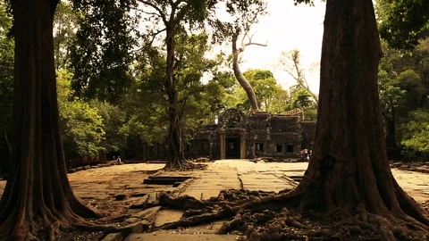 Angkor Wat Cambodia Stock Footage 86364430