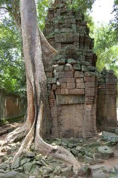 Angkor wat cambodia old temple Stock Photos
