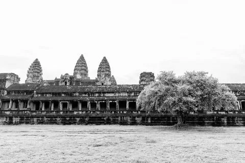 Angkor Wat Central Complex Stock Photos